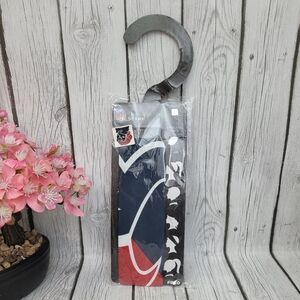 New FOCO HOUSTON TEXANS NFL BIG LOGO GAITER SCARF BLUE RED NWT Endless Way Wear